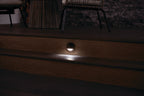 KICHLER 15764AZT30R 12V Led 3000K Half Moon Deck Light Textured Architectural Bronze