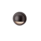 KICHLER 15764AZT30R 12V Led 3000K Half Moon Deck Light Textured Architectural Bronze