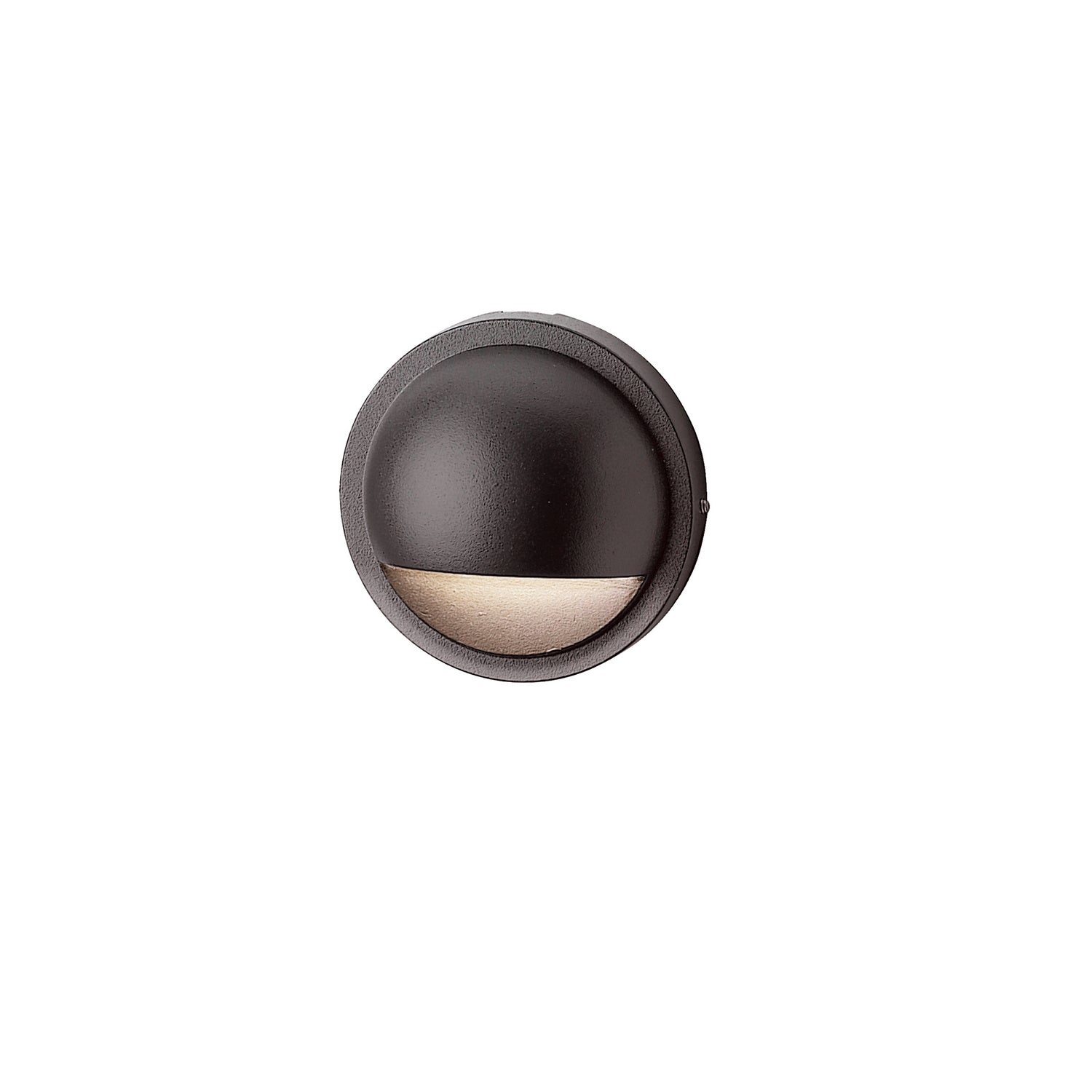 KICHLER 15764AZT30R 12V Led 3000K Half Moon Deck Light Textured Architectural Bronze