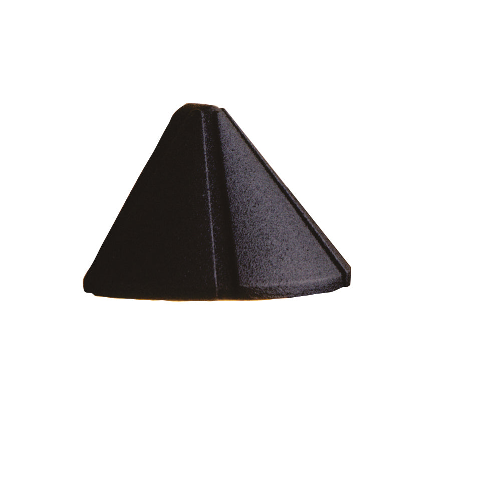 KICHLER 15765BKT30R 12V Led 3000K Mini Deck Light Textured Black