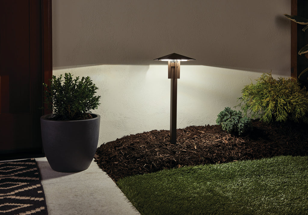 KICHLER 15803AZT30R Forged 3000K Led Path Light Textured Architectural Bronze