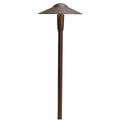 KICHLER 15810AZT27R 8" Dome 2700K Led Path Light Textured Architectural Bronze