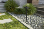 KICHLER 15810BKT30R 8" Dome 3000K Led Path Light Textured Black