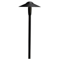 KICHLER 15810BKT30R 8" Dome 3000K Led Path Light Textured Black