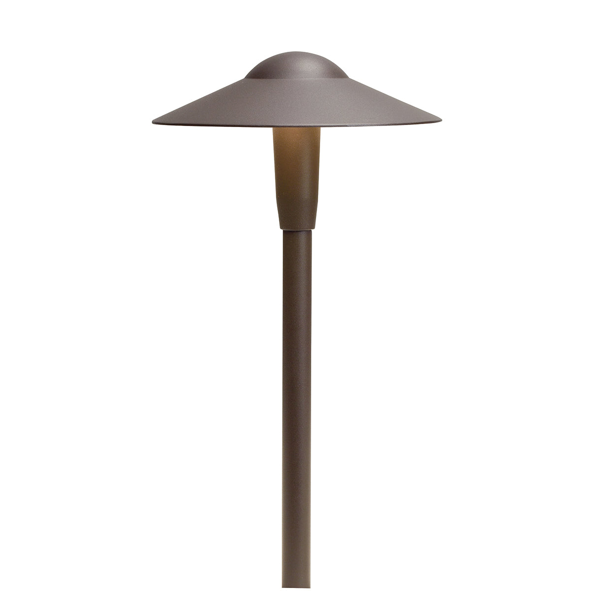 KICHLER 15811AZT27R Short Dome 2700K Led Path Light Textured Architectural Bronze