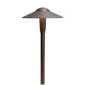 KICHLER 15811AZT30R Short Dome 3000K Led Path Light Textured Architectural Bronze