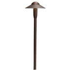 KICHLER 15870AZT27R 6" Dome 2700K Led Path Light Textured Architectural Bronze