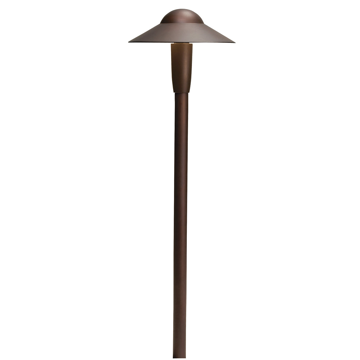 KICHLER 15870AZT27R 6" Dome 2700K Led Path Light Textured Architectural Bronze