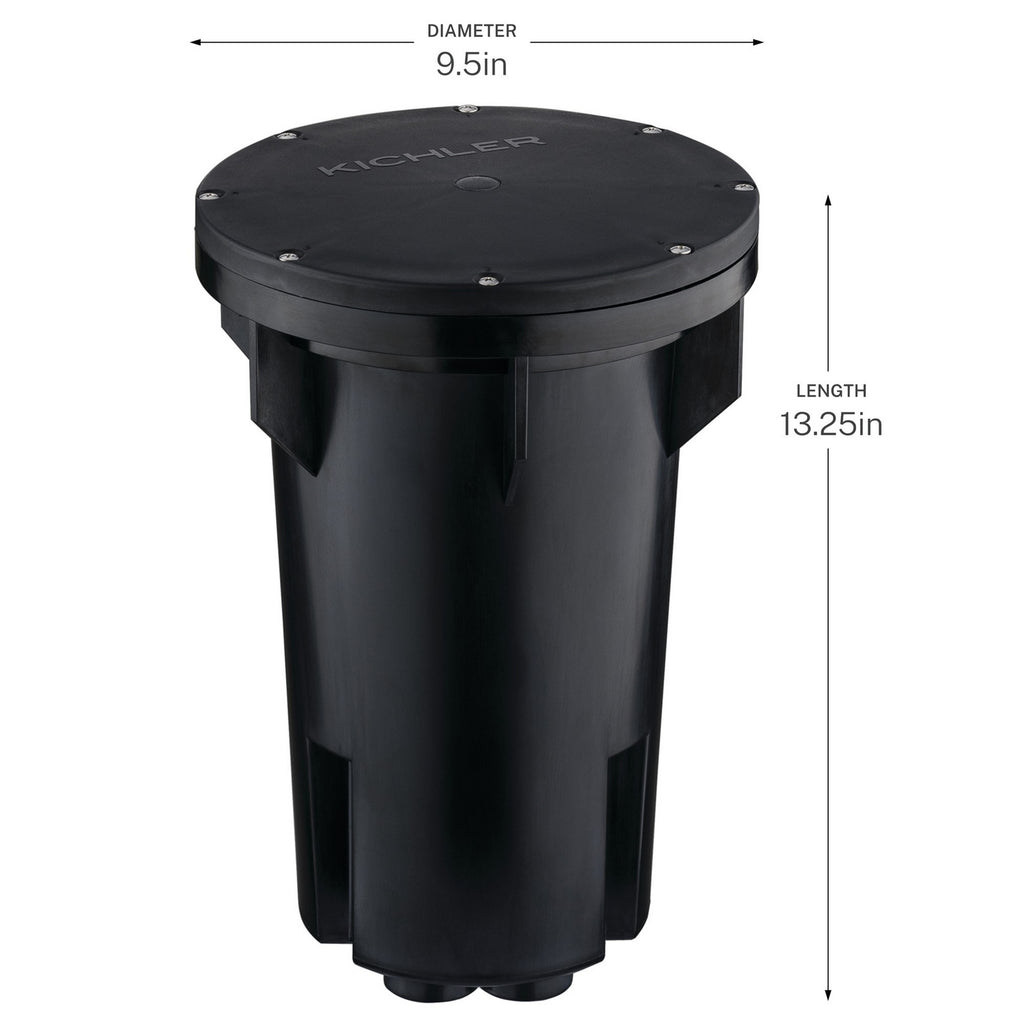 KICHLER 15IGT100 In-Ground 100W Transformer In Black
