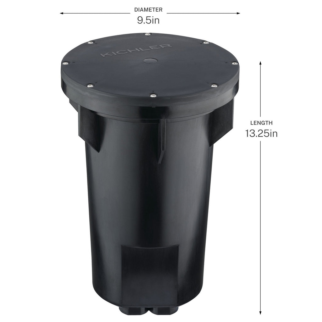 KICHLER 15IGT300 In-Ground 300W Transformer In Black