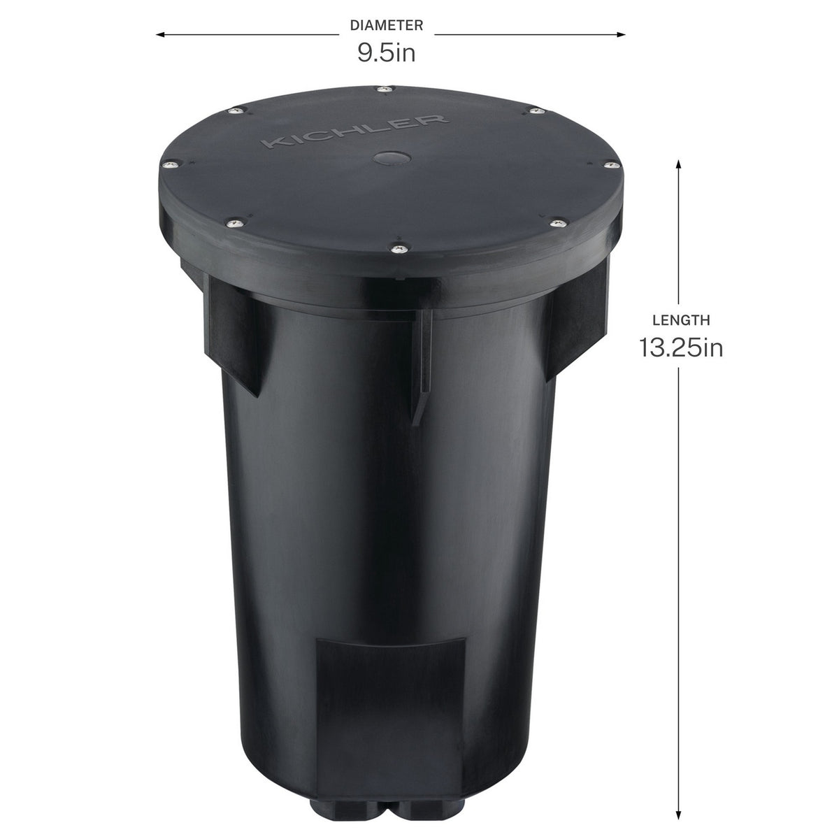KICHLER 15IGT300 In-Ground 300W Transformer In Black