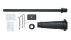 KICHLER 9542BK 3" X 96" Cast Aluminum Post Black
