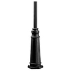 KICHLER 9542BK 3" X 96" Cast Aluminum Post Black