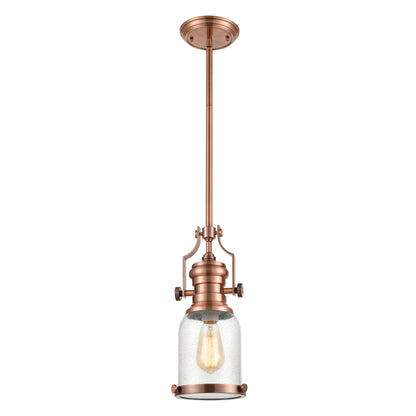 ELK SHOWROOM 67712-1 Chadwick 8'' Wide 1-Light Mini Pendant - Copper