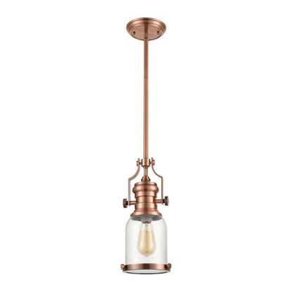 ELK SHOWROOM 67712-1 Chadwick 8'' Wide 1-Light Mini Pendant - Copper