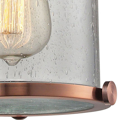 ELK SHOWROOM 67712-1 Chadwick 8'' Wide 1-Light Mini Pendant - Copper