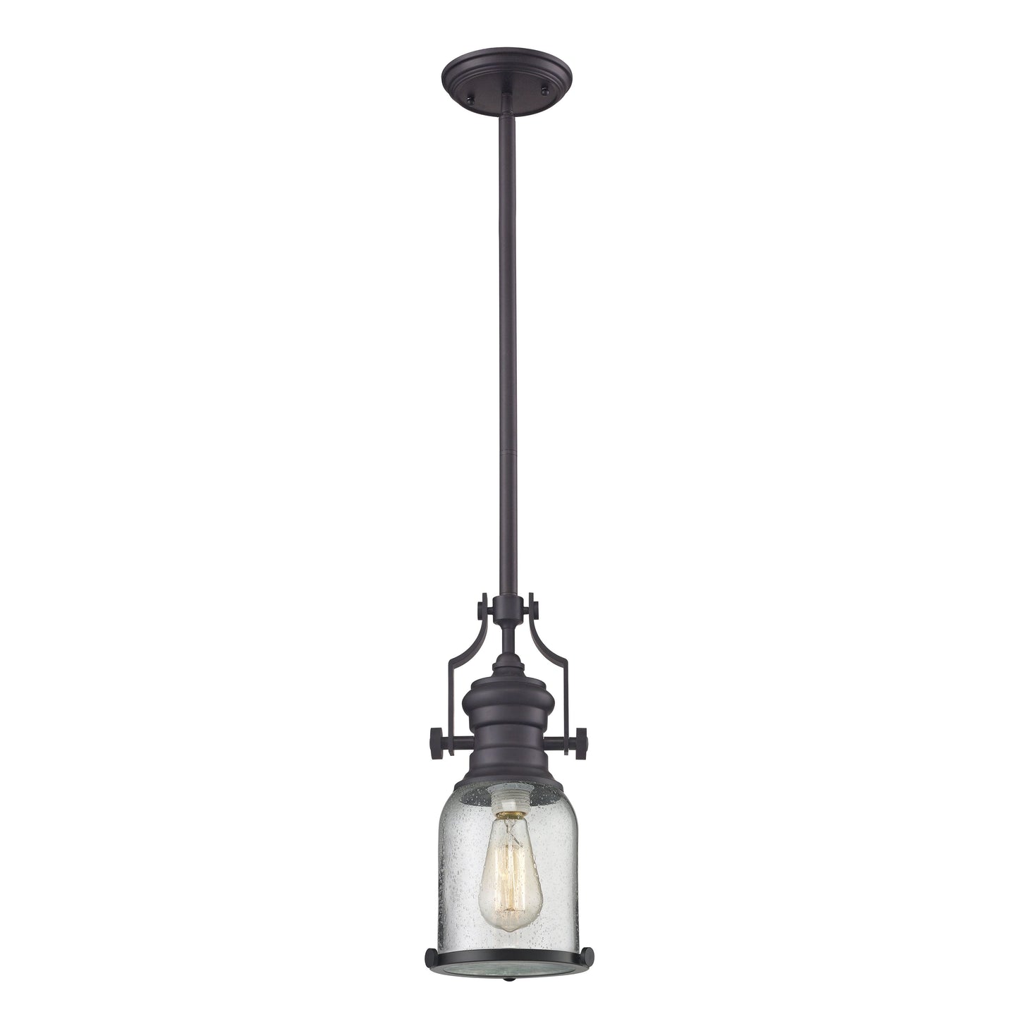 ELK SHOWROOM 67722-1 Chadwick 8'' Wide 1-Light Mini Pendant - Oil Rubbed Bronze