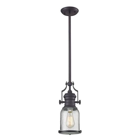 ELK SHOWROOM 67722-1 Chadwick 8'' Wide 1-Light Mini Pendant - Oil Rubbed Bronze