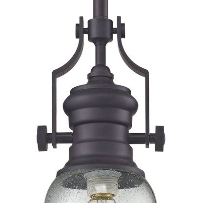 ELK SHOWROOM 67722-1 Chadwick 8'' Wide 1-Light Mini Pendant - Oil Rubbed Bronze