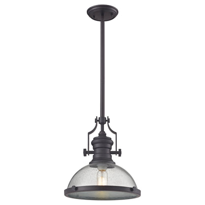 ELK SHOWROOM 67733-1 Chadwick 13'' Wide 1-Light Pendant - Oil Rubbed Bronze