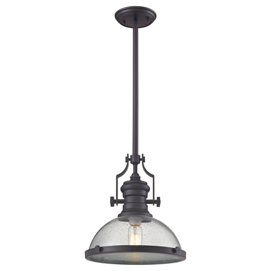 ELK SHOWROOM 67733-1 Chadwick 13'' Wide 1-Light Pendant - Oil Rubbed Bronze