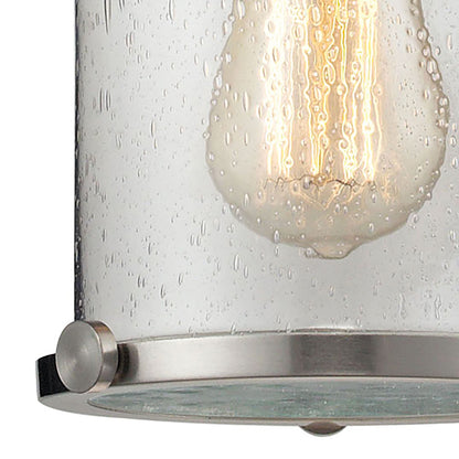 ELK SHOWROOM 67742-1 Chadwick 8'' Wide 1-Light Mini Pendant - Satin Nickel