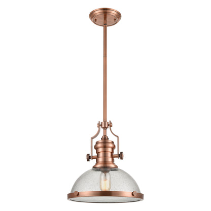 ELK SHOWROOM 67743-1 Chadwick 13'' Wide 1-Light Pendant - Copper