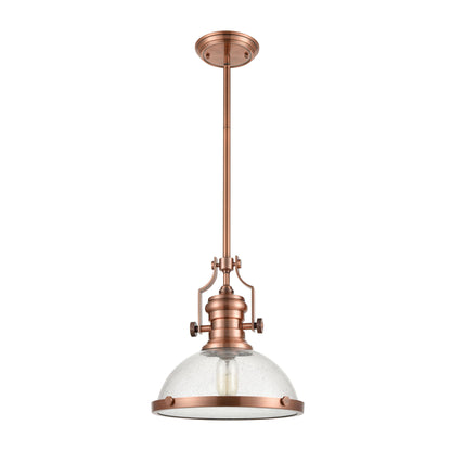 ELK SHOWROOM 67743-1 Chadwick 13'' Wide 1-Light Pendant - Copper