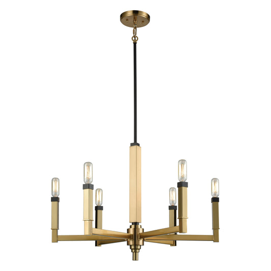 ELK SHOWROOM 67757/6 Mandeville 23'' Wide 6-Light Chandelier - Oil Rubbed Bronze