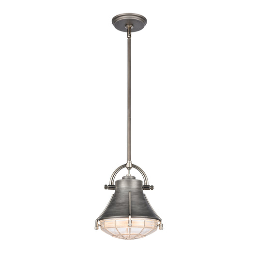 ELK SHOWROOM 67765/1 Urbanite 9'' Wide 1-Light Mini Pendant - Weathered Zinc