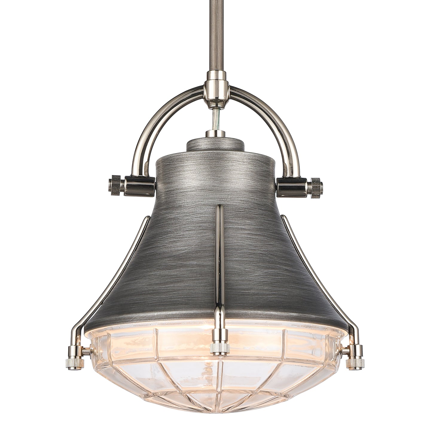 ELK SHOWROOM 67765/1 Urbanite 9'' Wide 1-Light Mini Pendant - Weathered Zinc