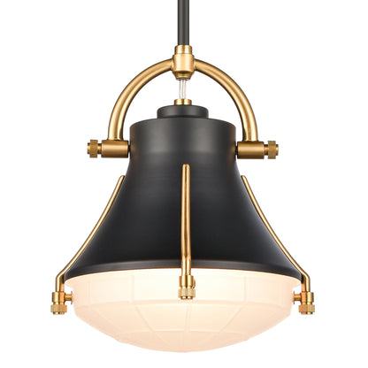 ELK SHOWROOM 67775/1 Urbanite 9'' Wide 1-Light Mini Pendant - Matte Black