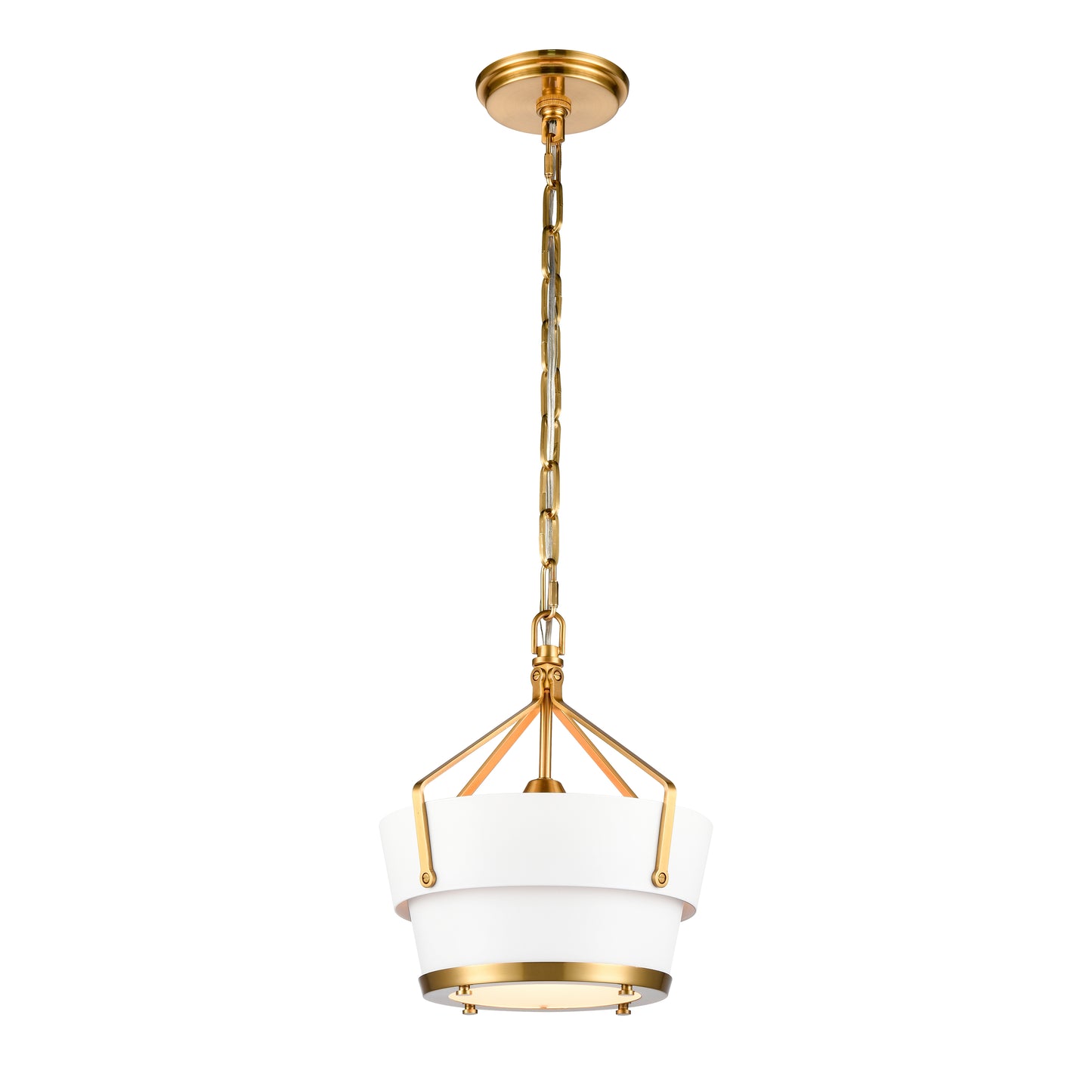 ELK SHOWROOM 67825/1 Marin 10.5'' Wide 1-Light Pendant - Satin Brass