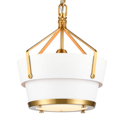 ELK SHOWROOM 67825/1 Marin 10.5'' Wide 1-Light Pendant - Satin Brass