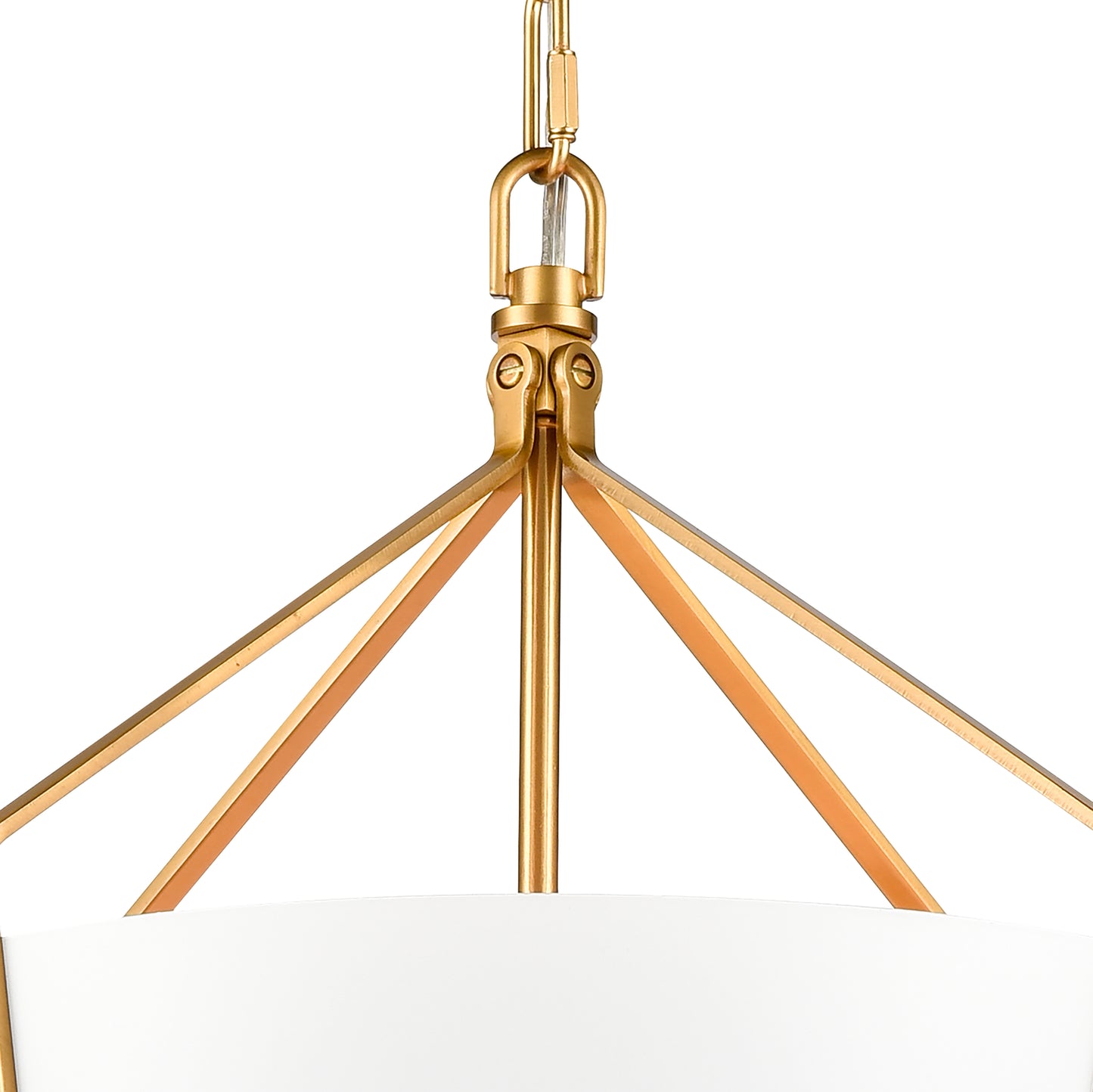 ELK SHOWROOM 67826/1 Marin 14'' Wide 1-Light Pendant - Satin Brass