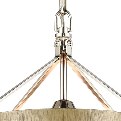 ELK SHOWROOM 67835/1 Marin 10.5'' Wide 1-Light Pendant - Polished Nickel