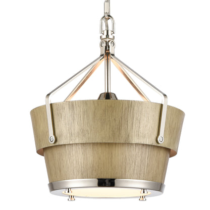 ELK SHOWROOM 67835/1 Marin 10.5'' Wide 1-Light Pendant - Polished Nickel