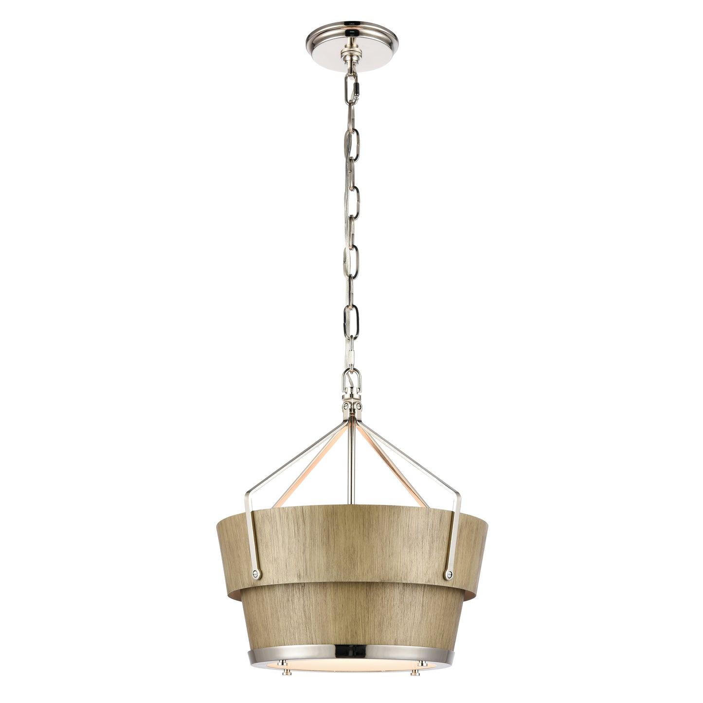 ELK SHOWROOM 67836/1 Marin 14'' Wide 1-Light Pendant - Corkwood