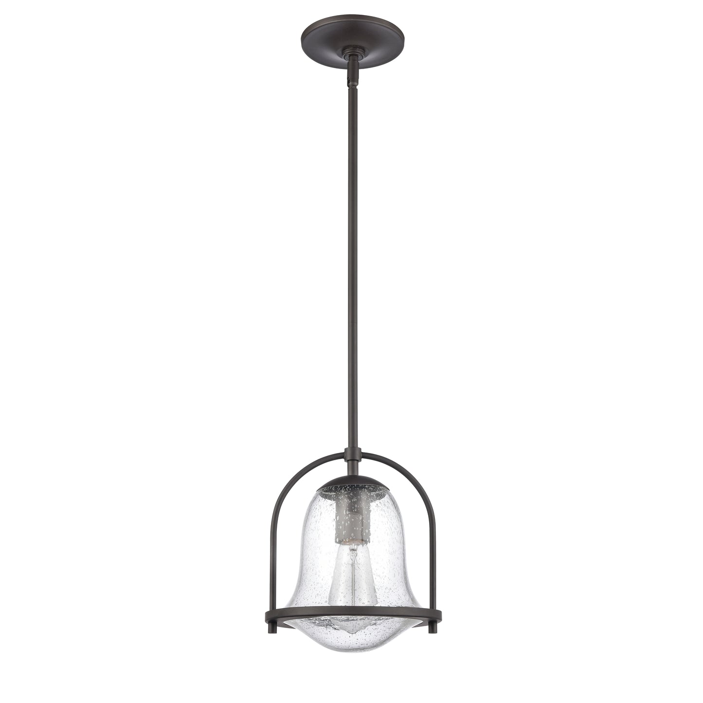 ELK SHOWROOM 67845/1 Connection 8'' Wide 1-Light Mini Pendant - Oil Rubbed Bronze