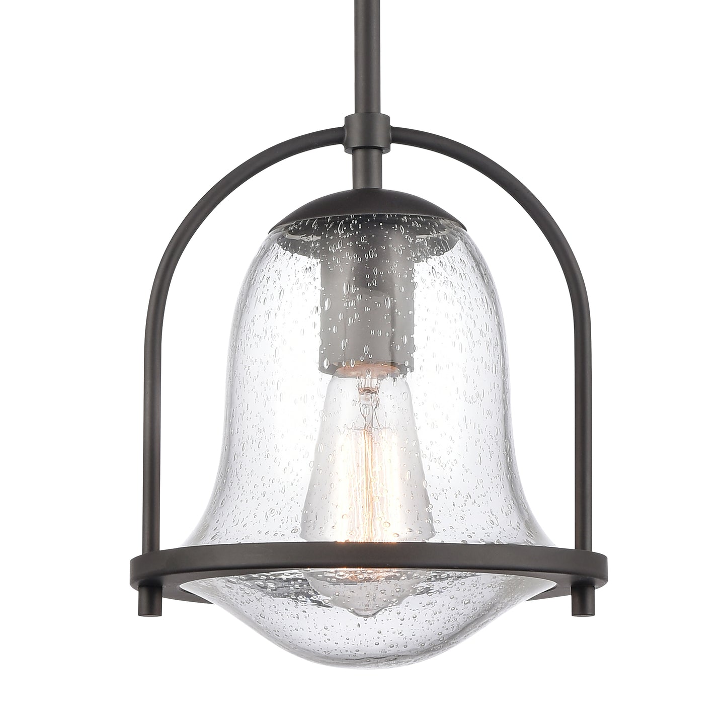 ELK SHOWROOM 67845/1 Connection 8'' Wide 1-Light Mini Pendant - Oil Rubbed Bronze