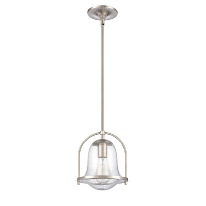 ELK SHOWROOM 67855/1 Connection 8'' Wide 1-Light Mini Pendant - Satin Nickel