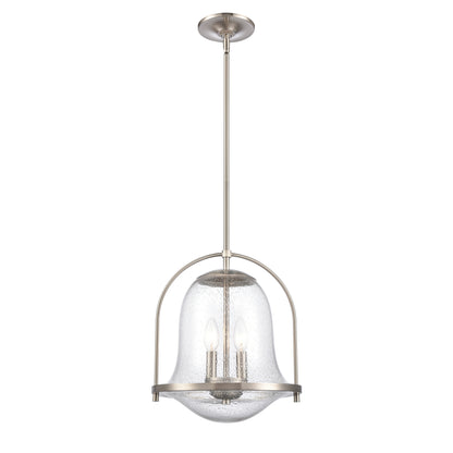 ELK SHOWROOM 67856/2 Connection 12'' Wide 2-Light Pendant - Satin Nickel