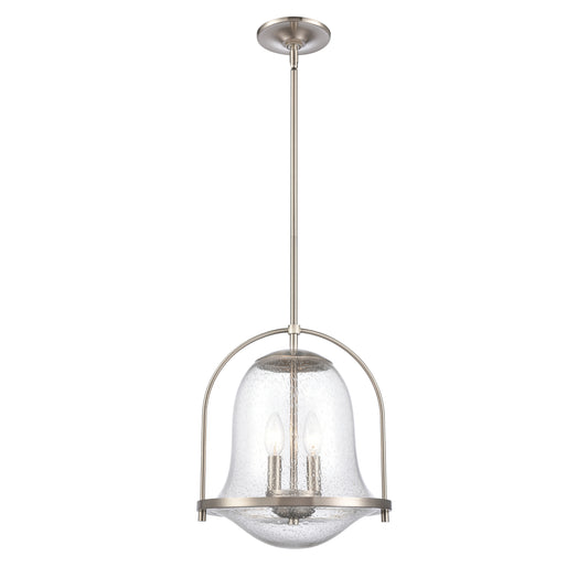 ELK SHOWROOM 67856/2 Connection 12'' Wide 2-Light Pendant - Satin Nickel