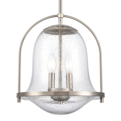 ELK SHOWROOM 67856/2 Connection 12'' Wide 2-Light Pendant - Satin Nickel