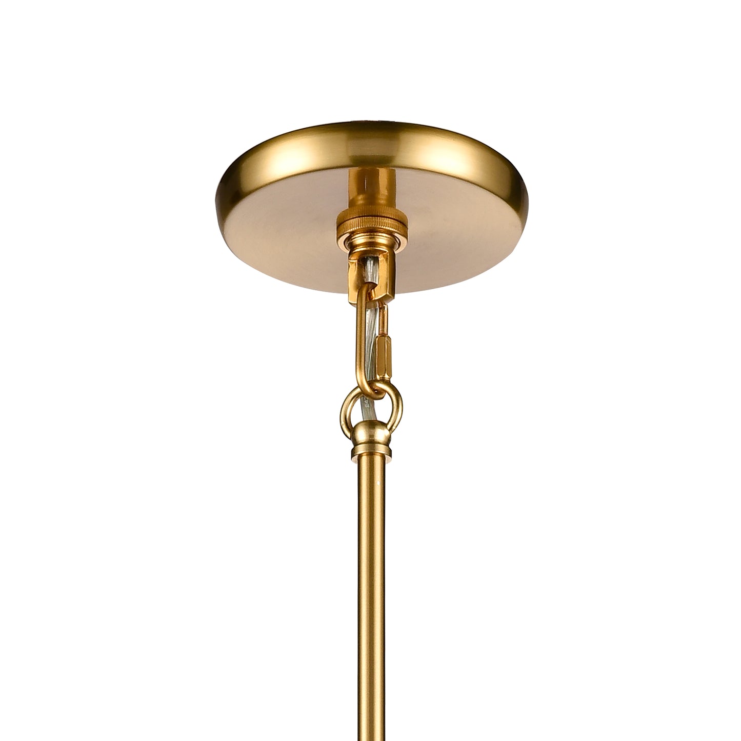 ELK SHOWROOM 67885/1 Current 8'' Wide 1-Light Pendant - Satin Brass