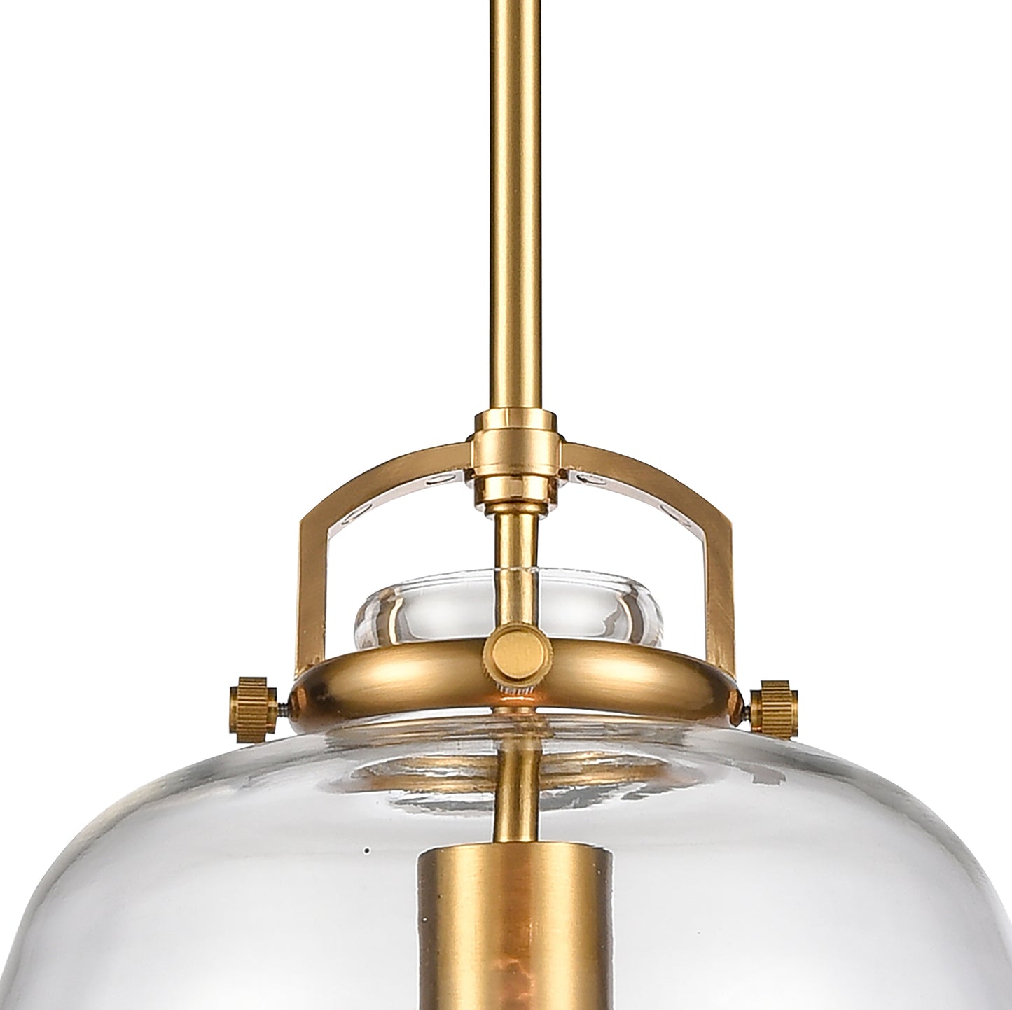 ELK SHOWROOM 67886/1 Current 12'' Wide 1-Light Pendant - Satin Brass