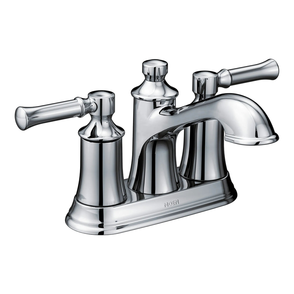 MOEN 6802 Dartmoor Two-Handle Centerset Bathroom Sink Faucet - Chrome