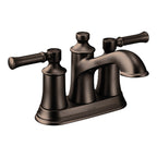 MOEN 6802ORB Dartmoor Two-Handle Centerset Bathroom Sink Faucet - Oil Rubbed Bronze