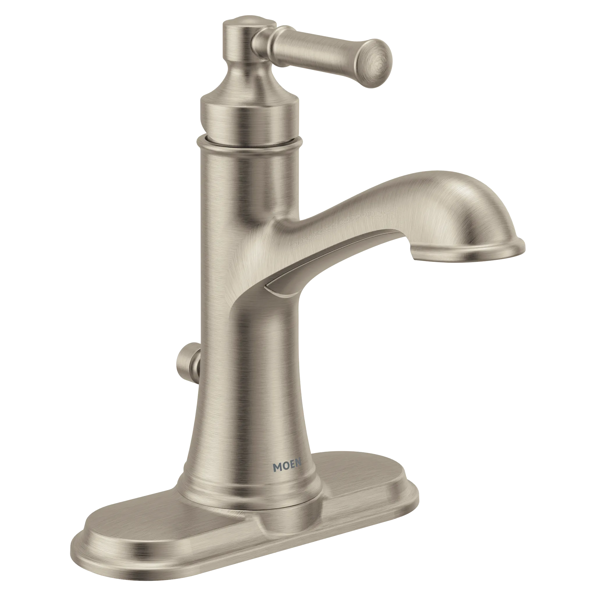 MOEN 6803BN Dartmoor One-Handle Bathroom Sink Faucet - Brushed Nickel