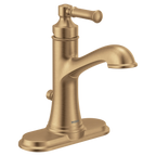 MOEN 6803BZG Dartmoor One-Handle Bathroom Sink Faucet - Bronzed Gold